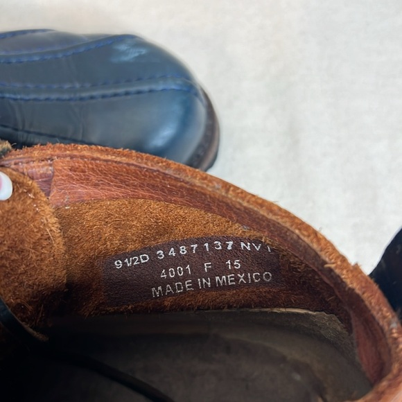 Frye Men’s Leather Duck Boots - Size 9.5D - Two-Tone Brown & Navy - Picture 10 of 13